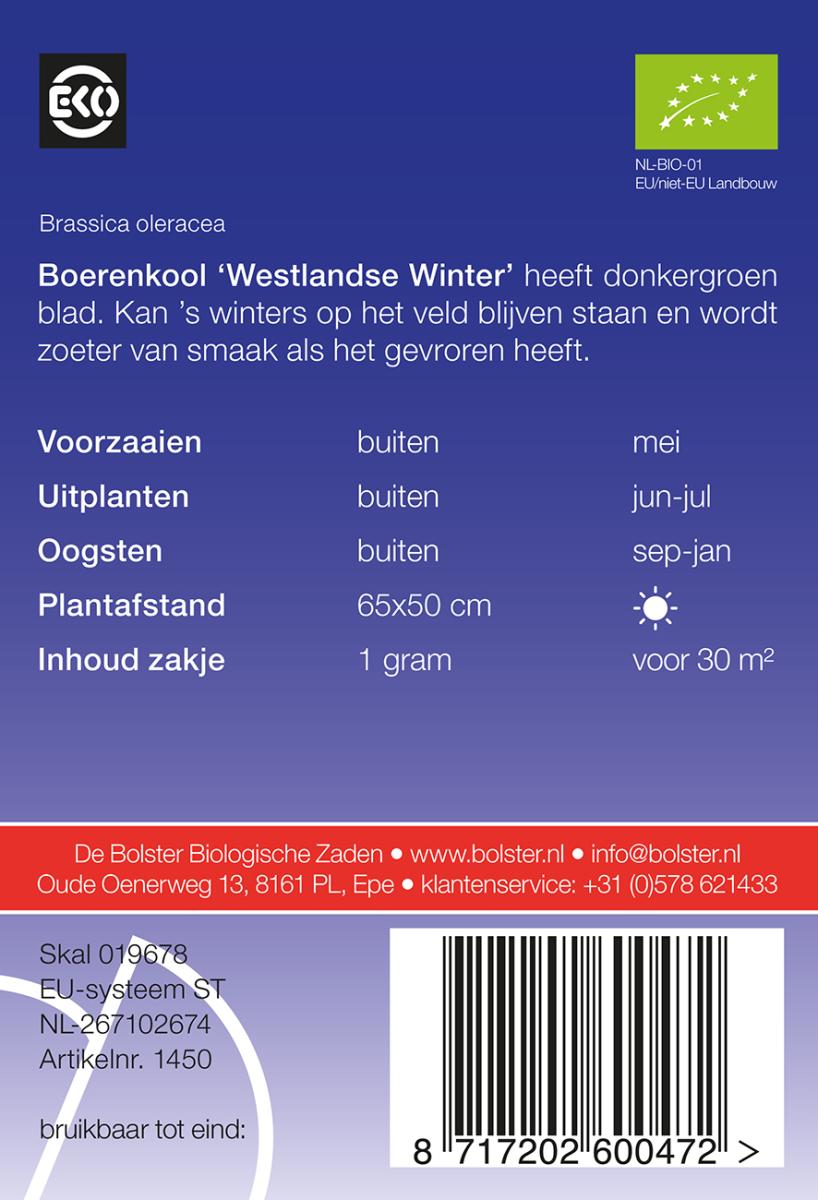 1450 Boerenkool Westlandse Winter