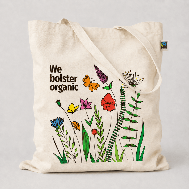 Draagtas ‘We bolster organic’