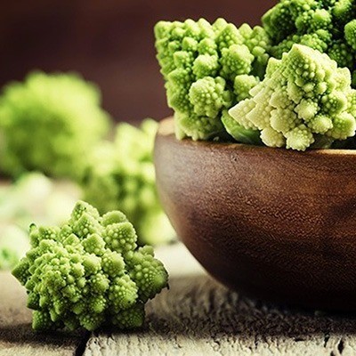 Romanesco oogsten