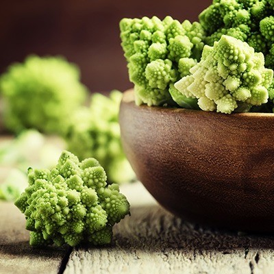 Romanesco gesneden