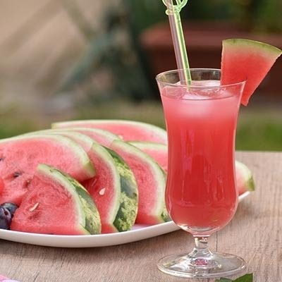 Watermeloen drinkglas